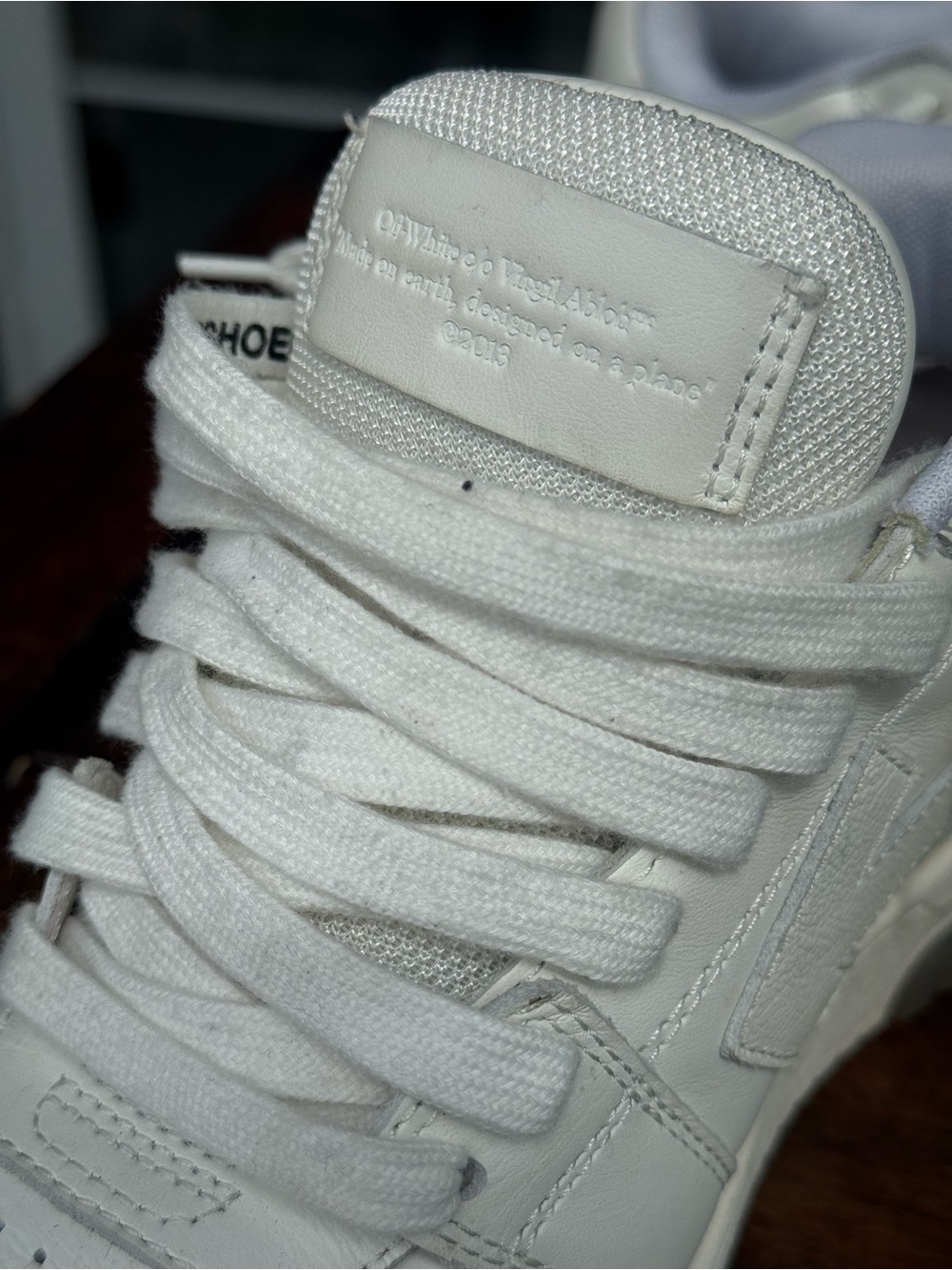Off-White OOO “Out Of Office” Low Top Designer Sneakers - Picture 5 of 8